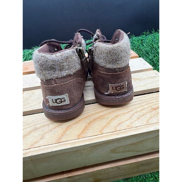 UGG-Kids Booties-Brown- Size 6T - Picture 7 of 10